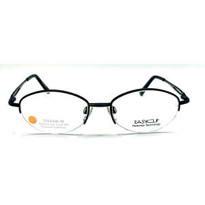 EASYCLIP OC1008 BLACK EYEGLASSES SUNGLASSES FRAMES 50-17-135